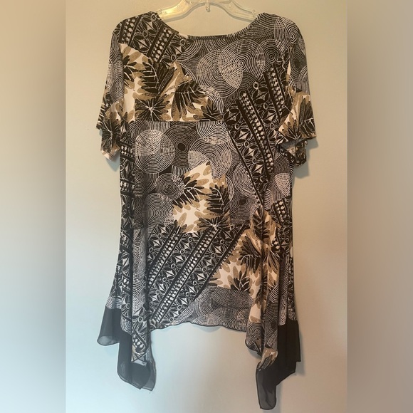 New Directions Women’s Short Sleeve Tunic Top Sz 2X - Picture 2 of 6